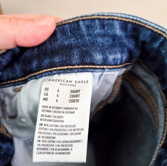 American Eagle Blue Skinny Jeans (Women’s 4 Short) - Picture 5 of 8